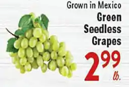 Rio Valley Market Green Seedless Grapes offer