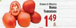 Rio Valley Market Roma Tomatoes offer