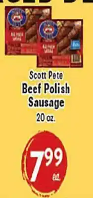 Rio Valley Market Scott Pete Beef Polish Sausage offer