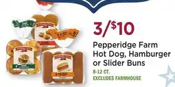 Heinen's Pepperidge Farm Hot Dog, Hamburger or Slider Buns offer