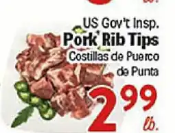 Rio Valley Market US Gov't Insp. Pork Rib Tips offer