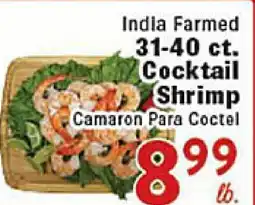 Rio Valley Market India Farmed 31-40 ct. Cocktail Shrimp offer