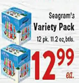 Rio Valley Market Seagram's Variety Pack offer