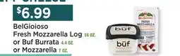 Heinen's BelGioioso Fresh Mozzarella Log 16 OZ. or Buf Burrata 4.4 OZ. or Mozzarella 7 OZ offer