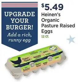 Heinen's Heinen's Organic Pasture Raised Eggs offer