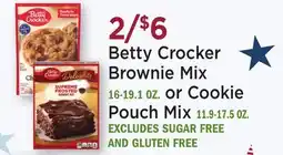 Heinen's Betty Crocker Brownie Mix 16-19.1 OZ. or Cookie Pouch Mix 11.9-17.5 OZ offer
