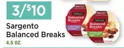 Heinen's Sargento Balanced Breaks offer