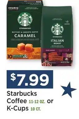 Heinen's Starbucks Coffee 11-12 OZ. or K-Cups 10 CT offer