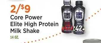 Heinen's Core Power Elite High Protein Milk Shake offer