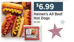 Heinen's Heinen's All Beef Hot Dogs offer
