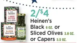 Heinen's Heinen's Black 6 OZ. or Sliced Olives 3.8 OZ. or Capers 3.5 OZ offer
