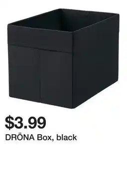 Ikea DRÖNA Box, black offer