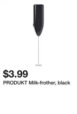Ikea PRODUKT Milk-frother, black offer