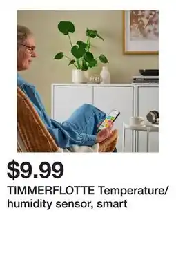 Ikea TIMMERFLOTTE Temperature/humidity sensor, smart offer
