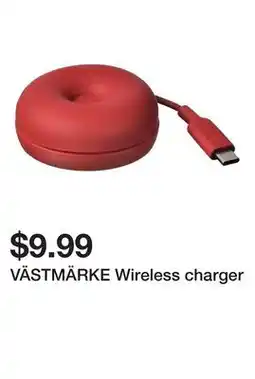 Ikea VÄSTMÄRKE Wireless charger offer