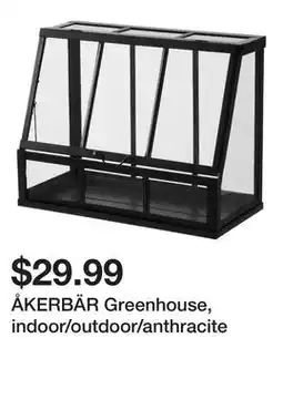 Ikea ÅKERBÄR Greenhouse, indoor/outdoor/anthracite offer