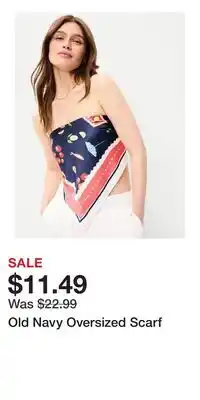 Old Navy Old Navy Oversized Scarf offer