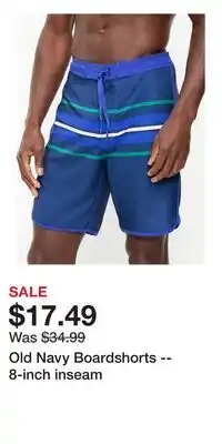 Old Navy Old Navy Boardshorts -- 8-inch inseam offer
