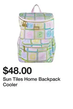 Belk Sun Tiles Home Backpack Cooler offer
