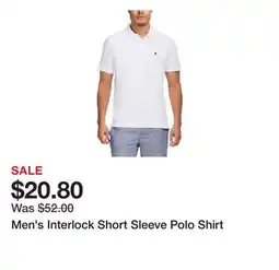 Belk Men's Interlock Short Sleeve Polo Shirt offer