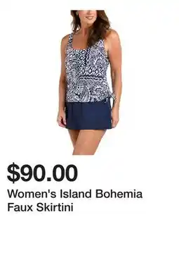 Belk Women's Island Bohemia Faux Skirtini offer