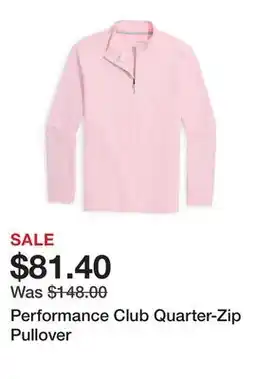 Belk Performance Club Quarter-Zip Pullover offer