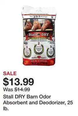 Tractor Supply Company Stall DRY Barn Odor Absorbent and Deodorizer, 25 lb offer