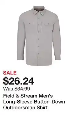 Tractor Supply Company Field & Stream Men's Long-Sleeve Button-Down Outdoorsman Shirt offer
