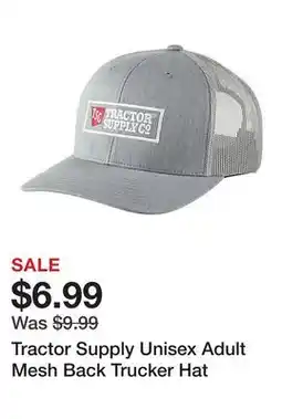 Tractor Supply Company Tractor Supply Unisex Adult Mesh Back Trucker Hat offer
