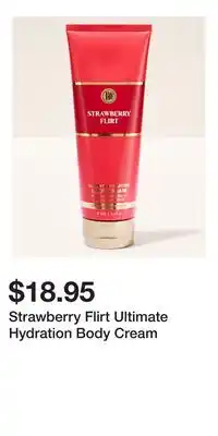 Bath & Body Works Strawberry Flirt Ultimate Hydration Body Cream offer