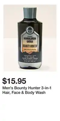 Bath & Body Works Men's Bounty Hunter 3-in-1 Hair, Face & Body Wash offer