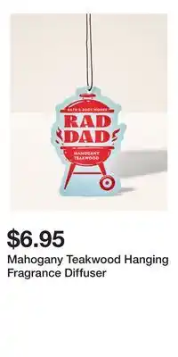 Bath & Body Works Mahogany Teakwood Hanging Fragrance Diffuser offer