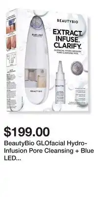 Ulta Beauty BeautyBio GLOfacial Hydro-Infusion Pore Cleansing + Blue LED Clarifying Tool offer