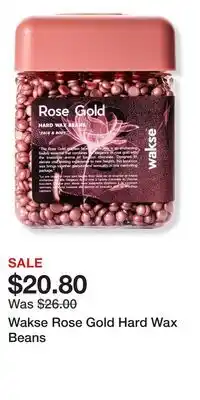 Ulta Beauty Wakse Rose Gold Hard Wax Beans offer
