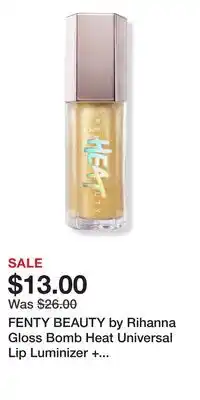 Ulta Beauty FENTY BEAUTY by Rihanna Gloss Bomb Heat Universal Lip Luminizer + Plumper offer