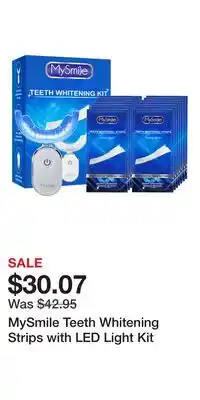 Ulta Beauty MySmile Teeth Whitening Strips with LED Light Kit offer