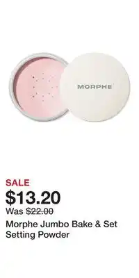 Ulta Beauty Morphe Jumbo Bake & Set Setting Powder offer