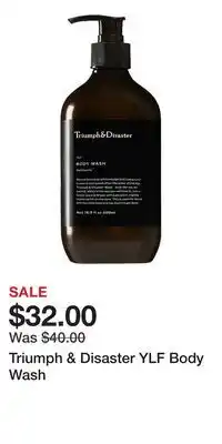 Ulta Beauty Triumph & Disaster YLF Body Wash offer