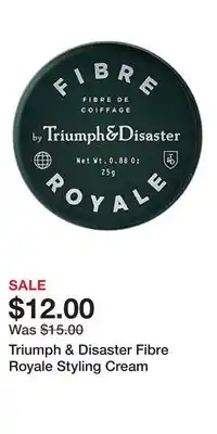 Ulta Beauty Triumph & Disaster Fibre Royale Styling Cream offer