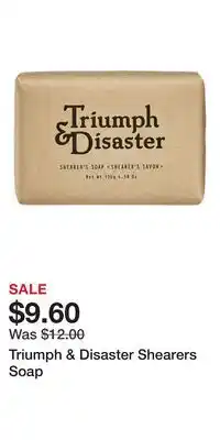 Ulta Beauty Triumph & Disaster Shearers Soap offer