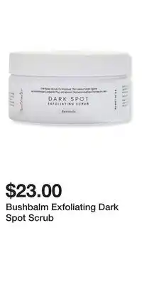 Ulta Beauty Bushbalm Exfoliating Dark Spot Scrub offer