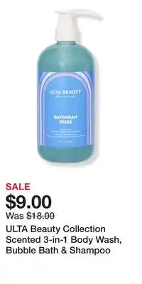 Ulta Beauty ULTA Beauty Collection Scented 3-in-1 Body Wash, Bubble Bath & Shampoo offer