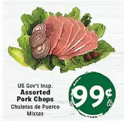 Rio Valley Market US Gov't Insp. Assorted Pork Chops offer