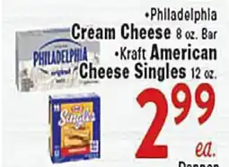 Rio Valley Market •Philadelphia Cream Cheese 8 oz. Bar •Kraft American Cheese Singles 12 oz offer