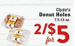 Rio Valley Market Clyde's Donut Holes offer
