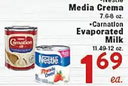 Rio Valley Market •Nestle Media Crema 7.6-8 oz. •Carnation Evaporated Milk 11.49-12 oz offer