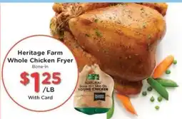Kroger Heritage Farm Whole Chicken Fryer offer