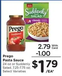 Kroger Prego Pasta Sauce offer