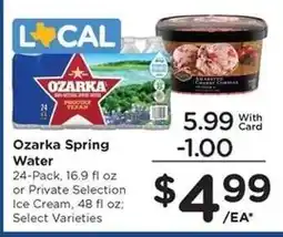 Kroger Ozarka Spring Water offer
