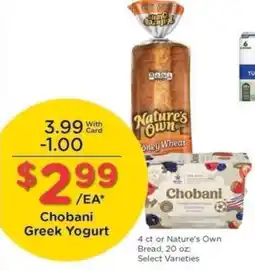 Kroger Chobani Greek Yogurt offer